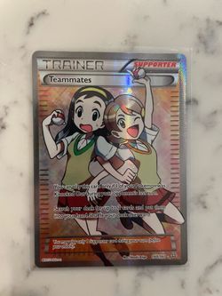 Pokémon TCG XY Primal Clash- Trainer Teammates Rare 160/160 Full Art Holo Card