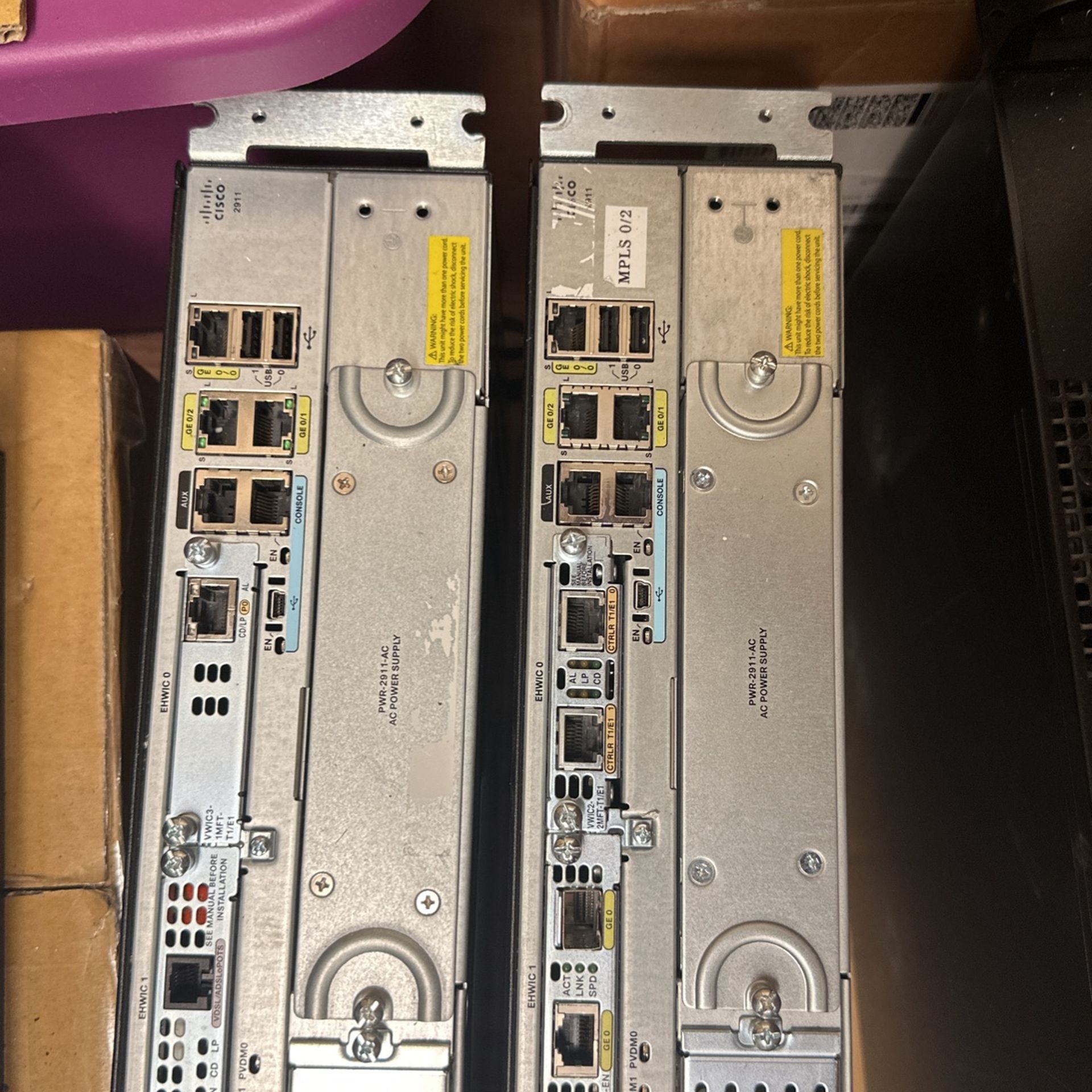 Cisco 2911 Routers X2