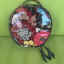 Vera Bradley Hat Box Style Cosmetic Bag-Happy Snails