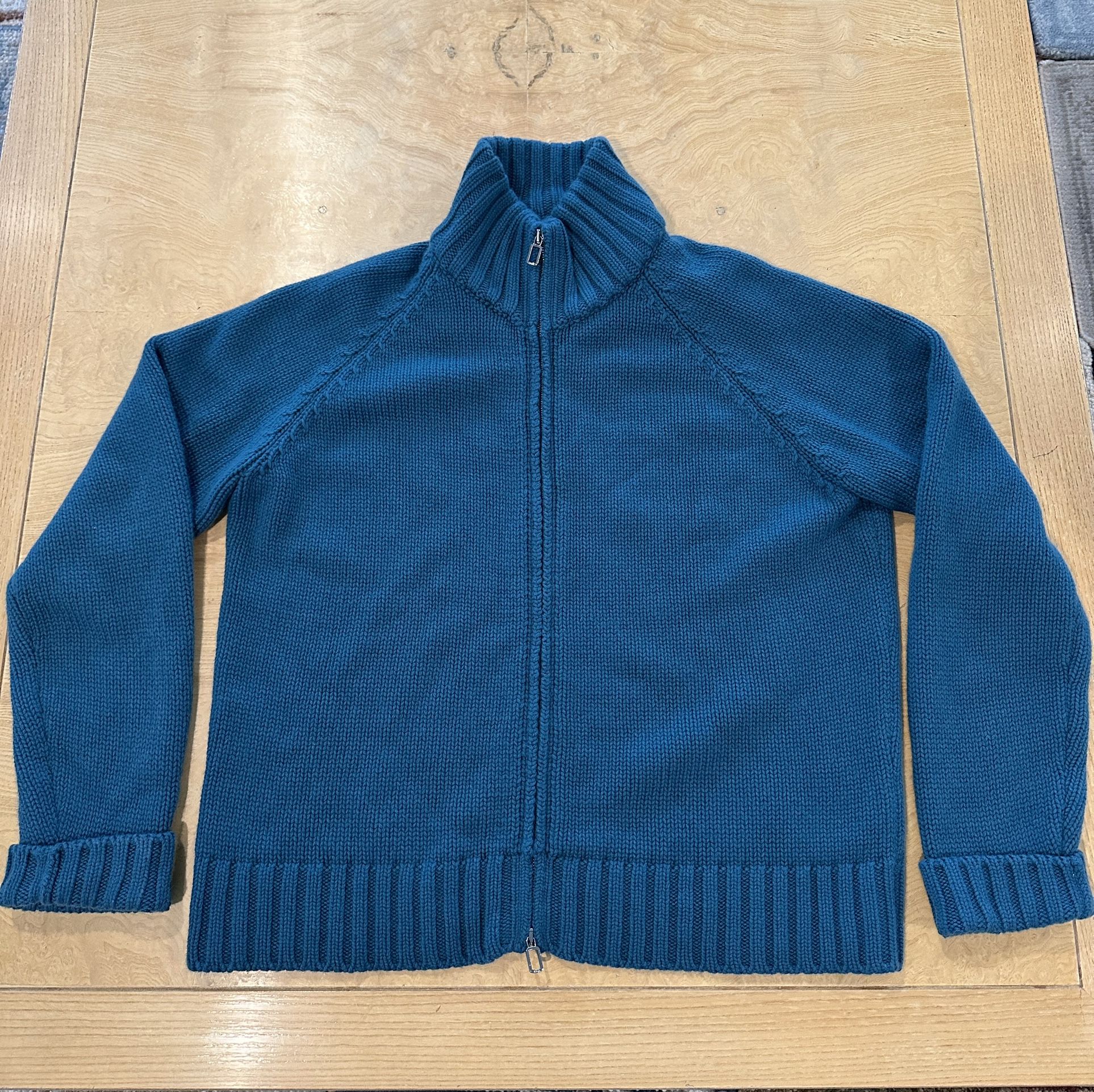 Malo cashmere zip sweater Malo Men's Cashmere Full Zip Reversible