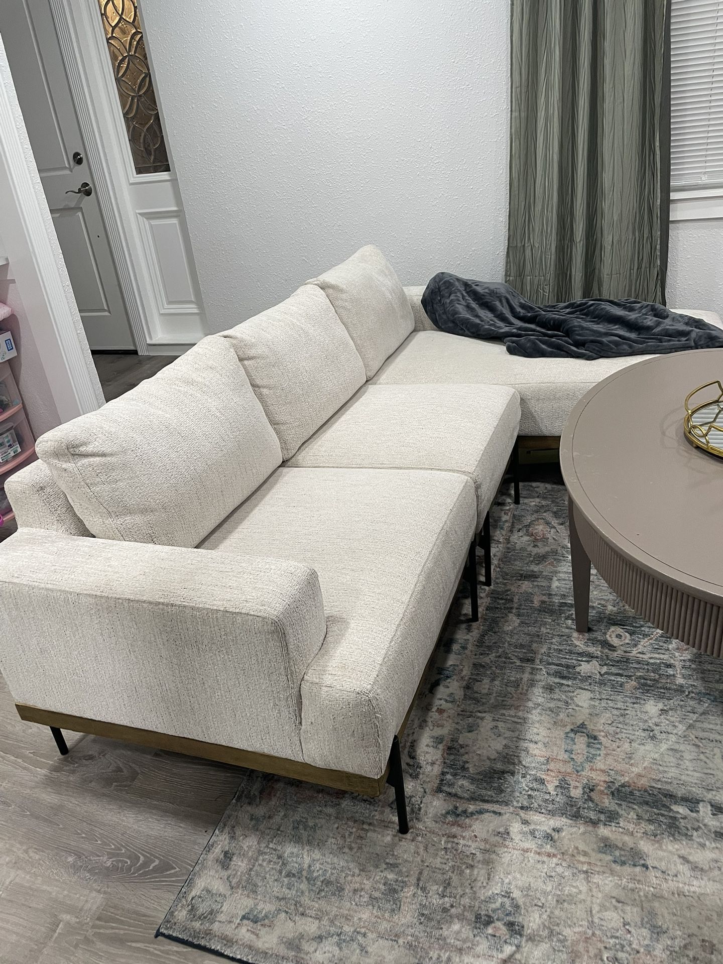 Brand New Beige Couch Sofa Sectional