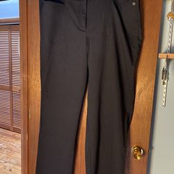 Lane Bryant dress pants, dark gray, size 28L