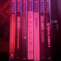 PS4 Games, Division/MkX/Fifa 16/Anthem/COD infinite warfare/Destiny/COD WWII
