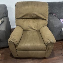 Brown Recliner 
