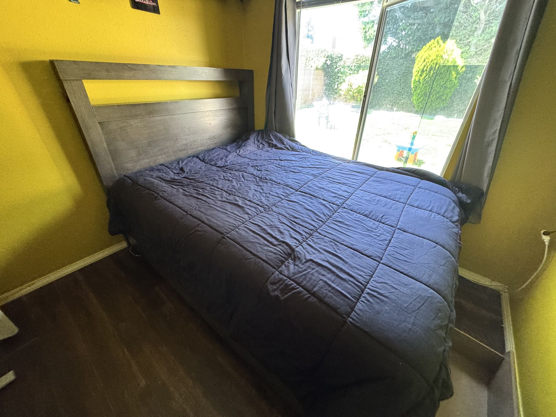 Queen Bed frame And Mattress