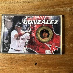 Adrian Gonzalez Boston Red Sox MLB Collector Coin