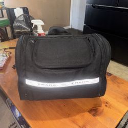 T-Bags TB550 Motorcycle Bag Black Corduroy Nylon Pockets Heavy Duty