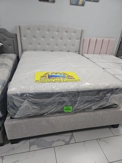 Queen Sizes Bed With Mattress