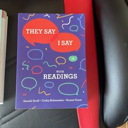 They Say I Say Textbook