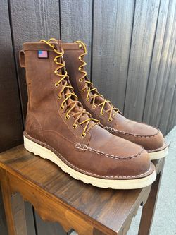 Danner BULL RUN BROWN  STEEL TOES SIZE 11EE