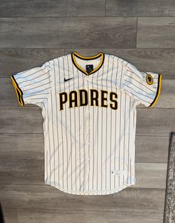 Men's San Diego Padres Nike White Home Elite Jersey Sz 48 XL