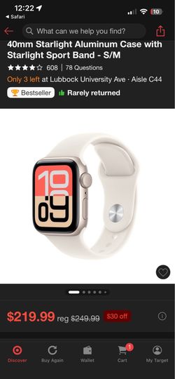 Apple Watch SE series 3