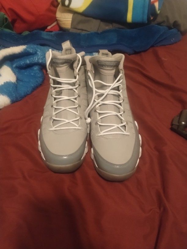 Air Jordan Retro 9 Grey Wolfs