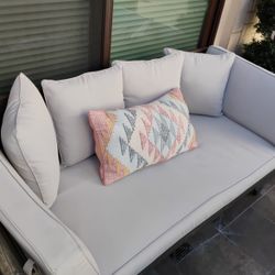 Clean Outdoor Wood Daybed 