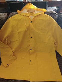 Adult Yellow Raincoat XL