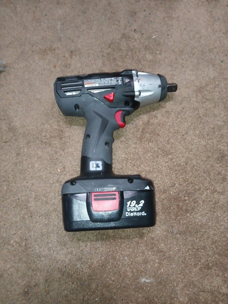 CRAFTSMAN 1/2" IMPACT Driver 19.2 Volt 