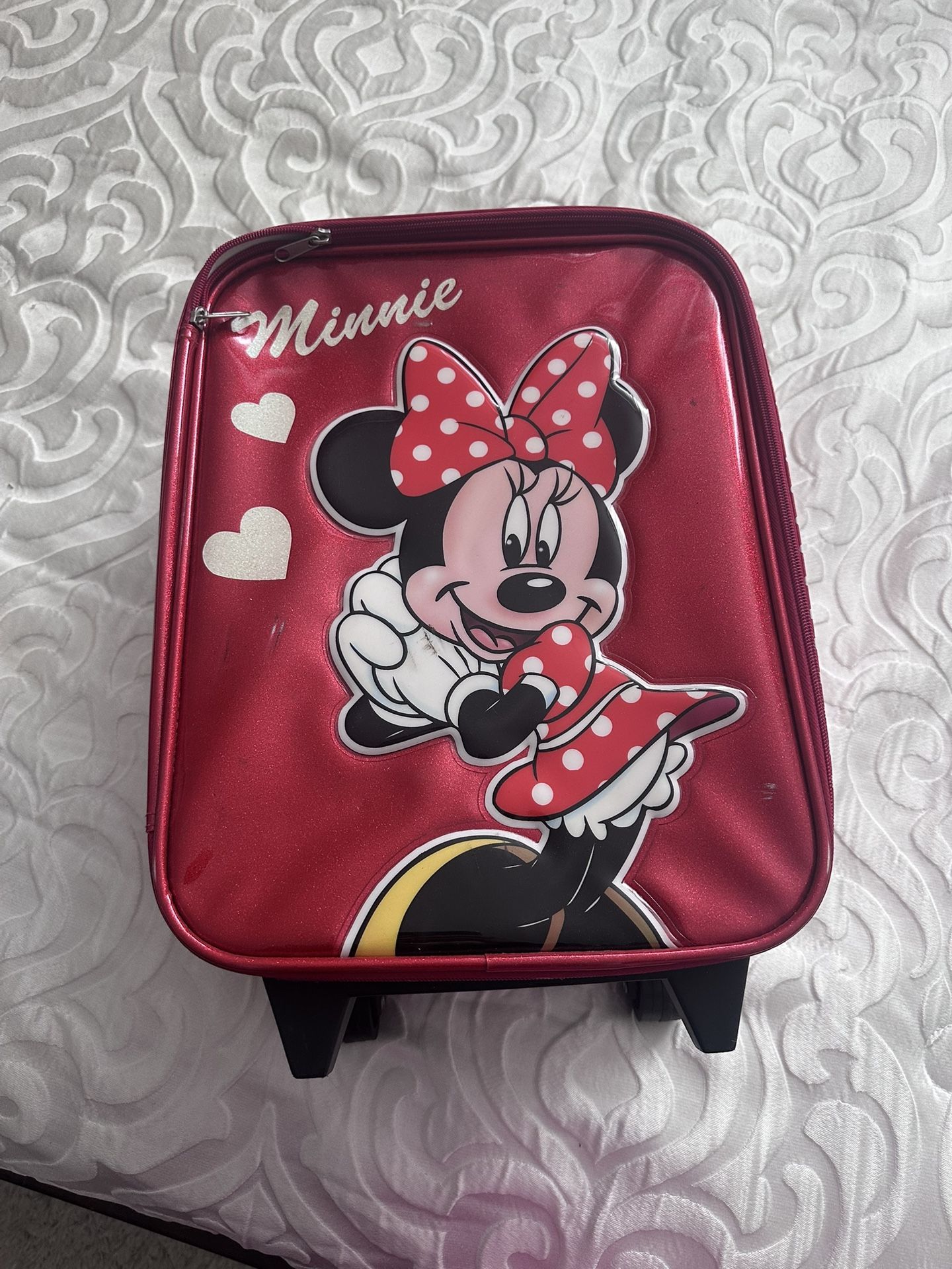 Minnie Mouse Suitcase Luggage For Girls 