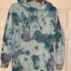 wmns sz XS PINK/victoria's secrect blue tie dye hoodie