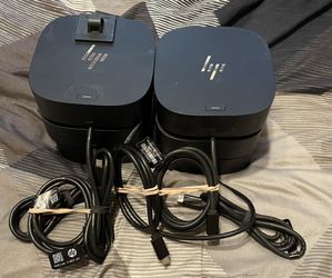 Lot Of (6) HP HSN-ix02 G5 Universal Docking Station Usb – C Dock
