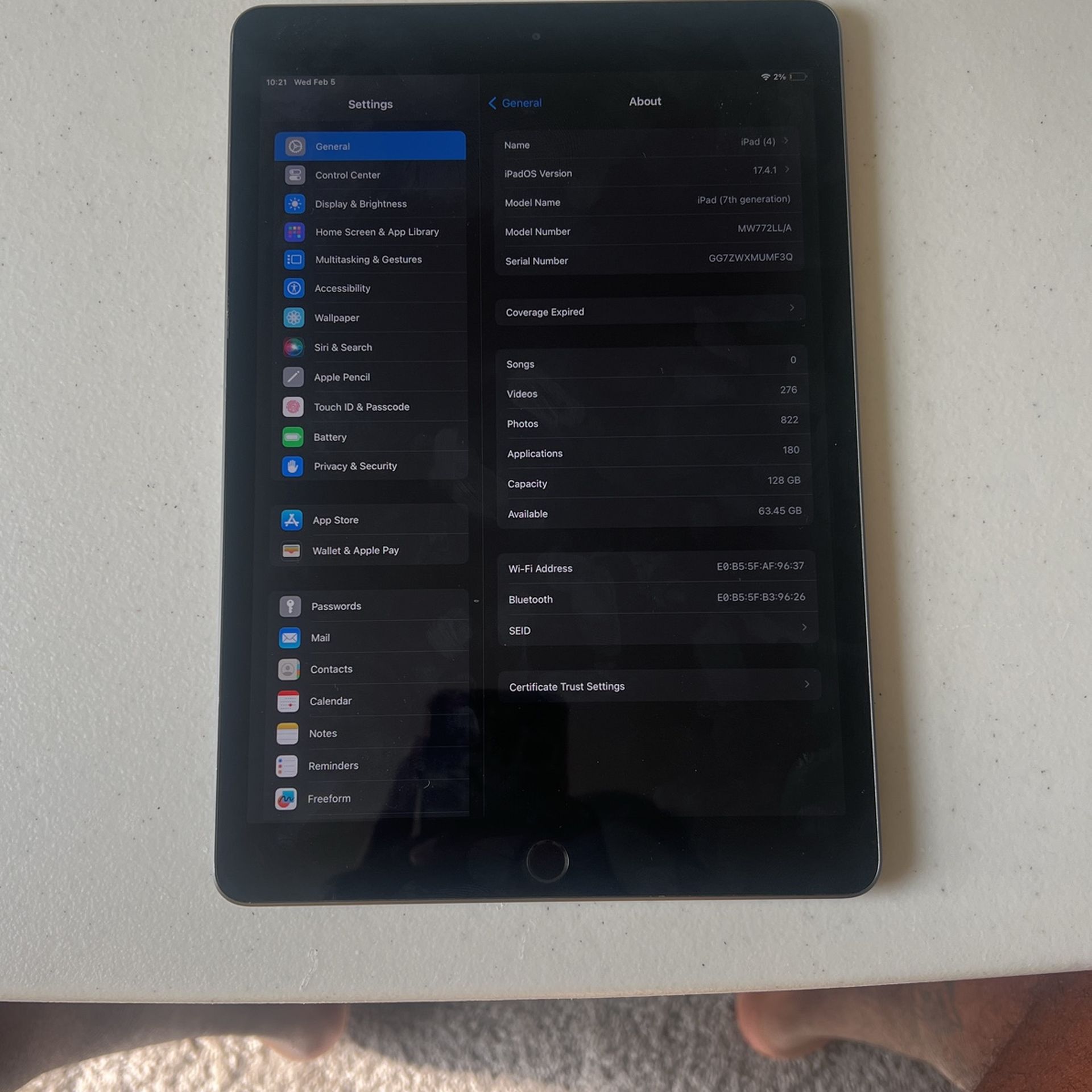 iPad 7th generation 