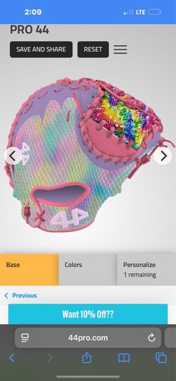 Catchers glove
