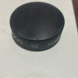 NJ DEVILS PLAYOFFS GAME PUCK 