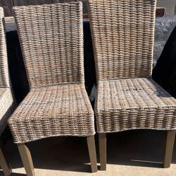 6 Rattan Chairs