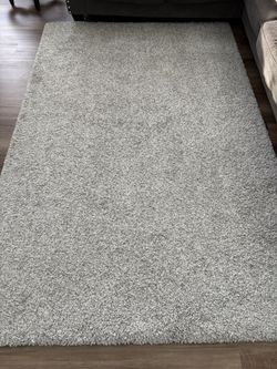 Gray & White Rug 