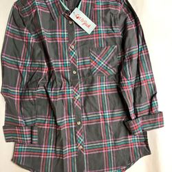 Girls Shirt Cat-n-Jack Gray XXL {624}.[Parma]