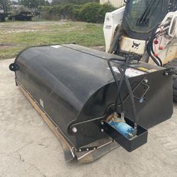 72” Enclosed Sweeper Bucket For Skid Steer