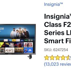 Insignia™ - 32" Class F20 Series LED HD Smart Fire TV. NO remote Control