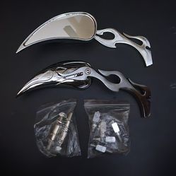 Harley Davidson Flame Mirrors 