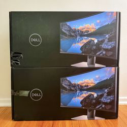 🖥 2× Dell U3419W 34″ Curved Ultrawide Monitors – Brand New in Box