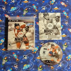 NHL 13 Sony Playstation 3 PS3 CIB Complete Game Disc Case Artwork Manual Included