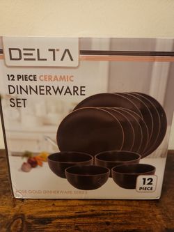 12 Pieces Ceramic Dinnerware Set