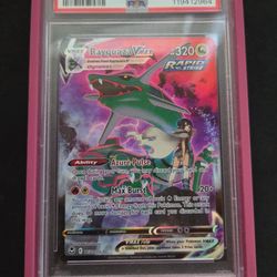 2022 POKEMON SWORD & SHIELD SILVER TEMPEST #TG20 FA/RAYQUAZA VMAX SILVER TEMPEST