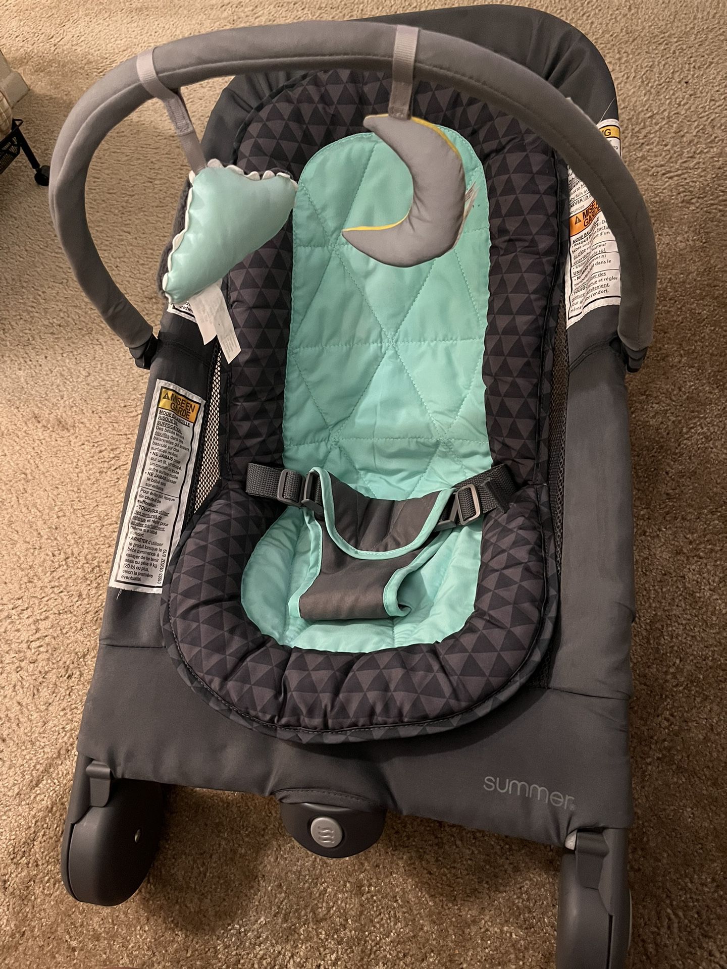 baby bouncer like new $10