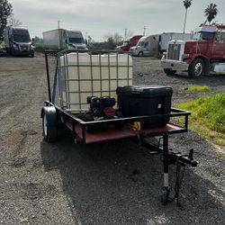 pressure wash trailer