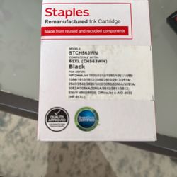 Brand New Staples HP DeskJet (HP 61XL) Ink