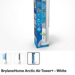🪼 $79 Arctic Air Tower Electric Portable Cooling Fan Quiet Operation 4 Speeds White🆕main
