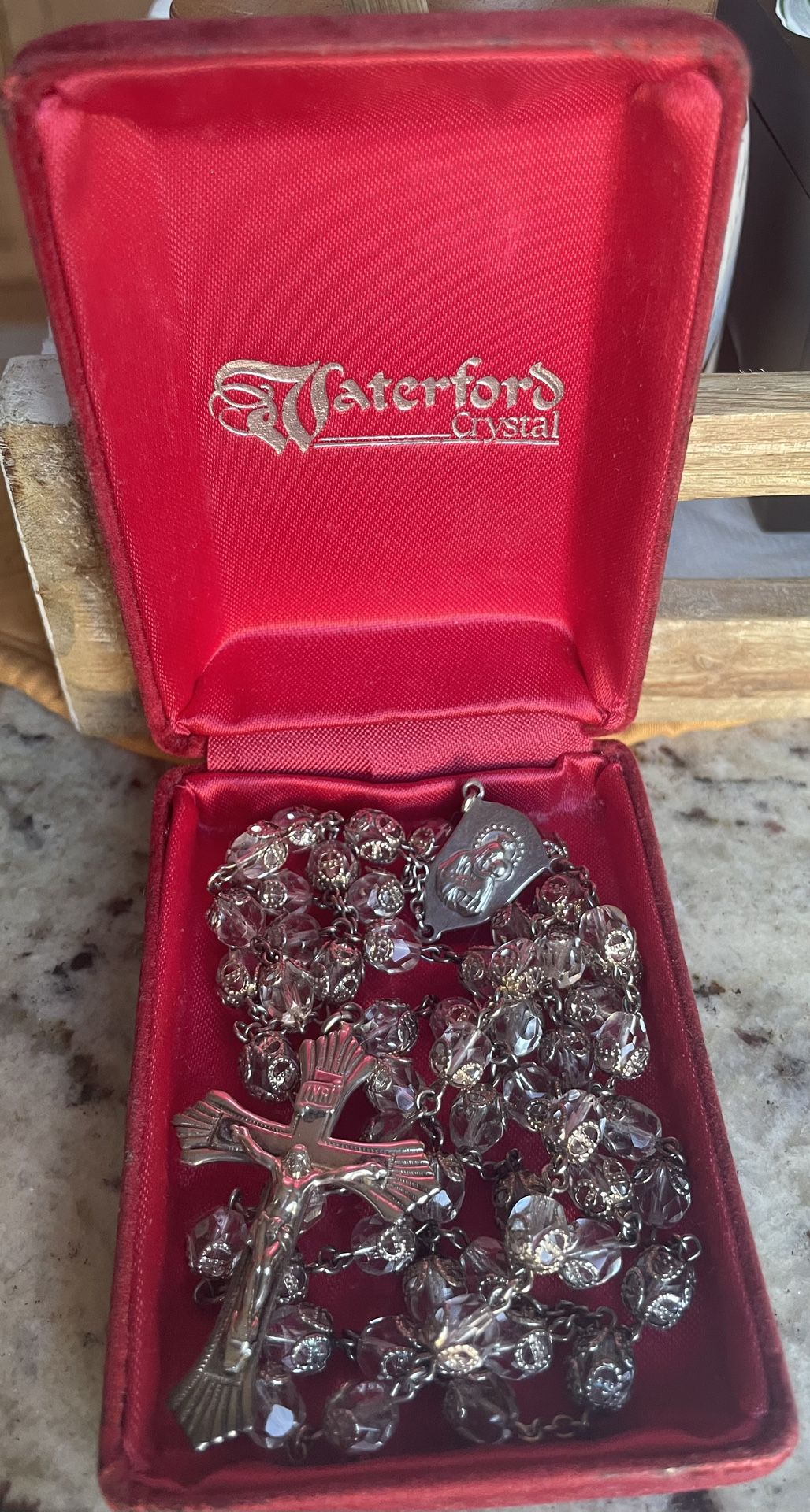 Waterford Crystal Rosary 