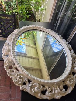 Vintage Oval Mirror