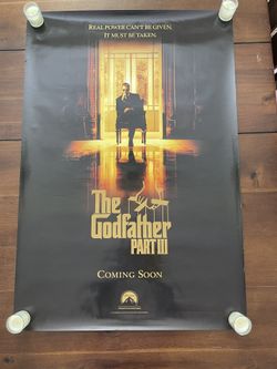 Original Not A Reprint The Godfather Part III Advance Theatrical One Sheet