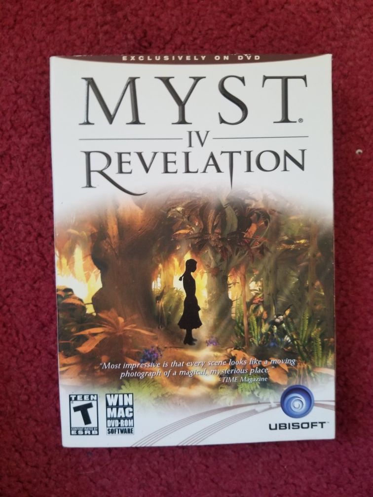 Myst revelation 4 PC dvd
