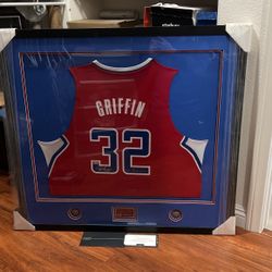 Panini Authentic Certified Blake Griffin Signed Clippers Jersey Framed