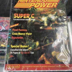 Nintendo Power Vol May/June 1990 Super C $20 Gamehogs 11am-7pm