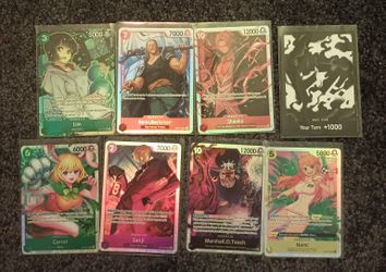 One Piece Card Lot Of Super Rares