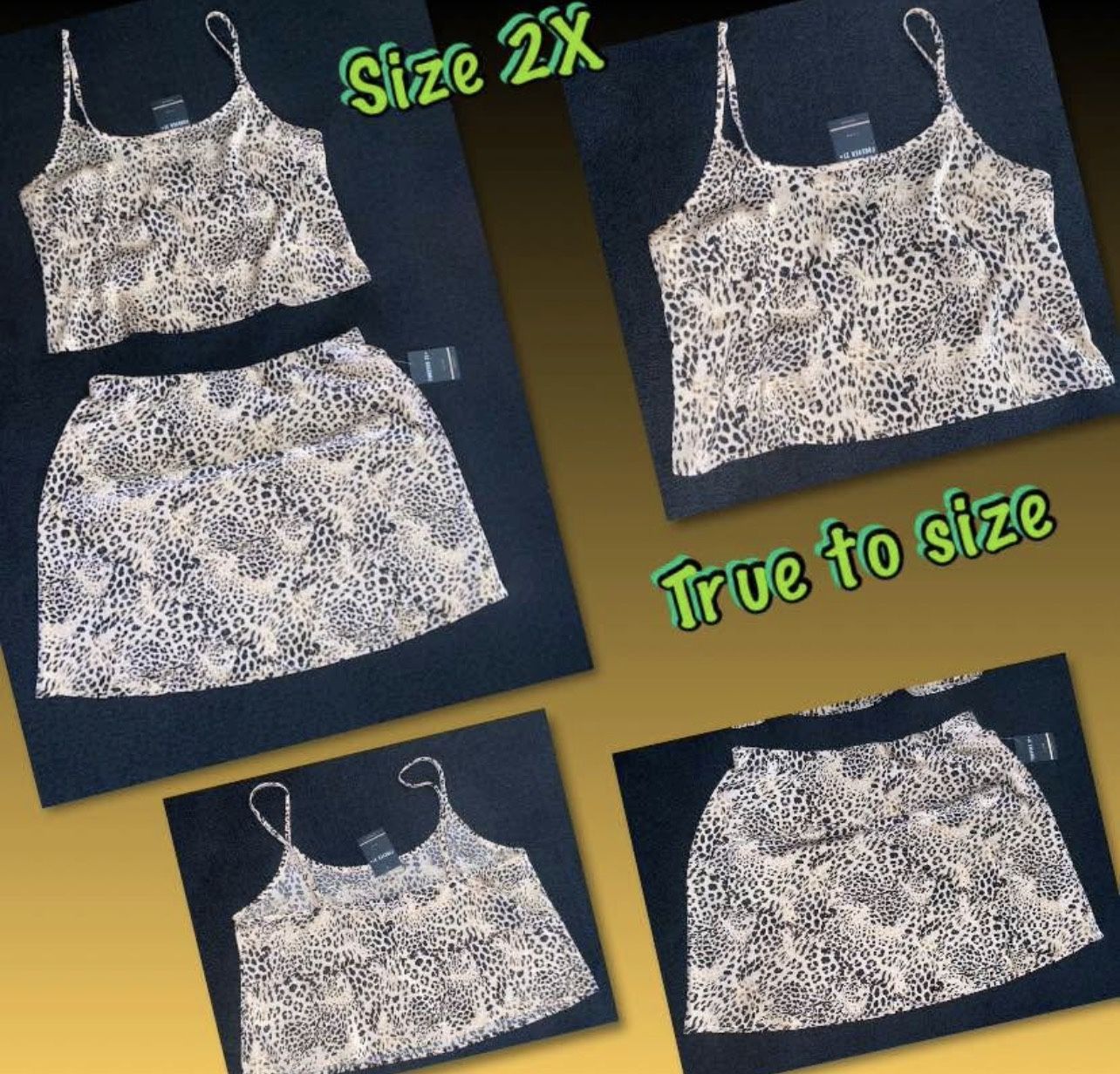 Plus Size Skirt Set