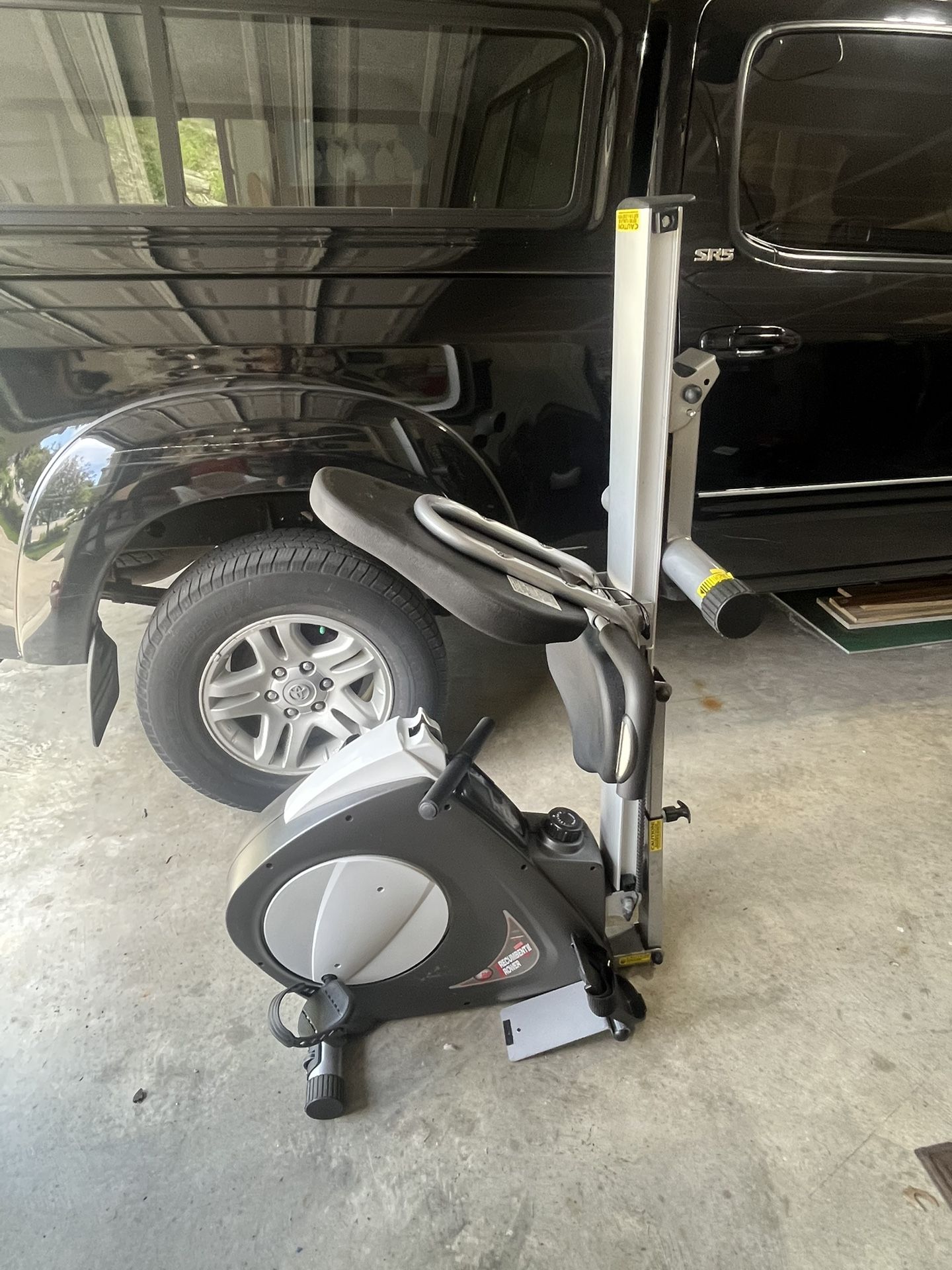 Recumbent Bike And Rower Machine