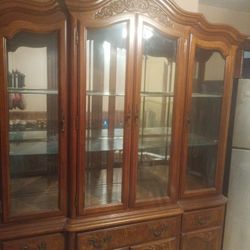China Made Hutch Good Shape No Scratches No Dents No Broken Glass